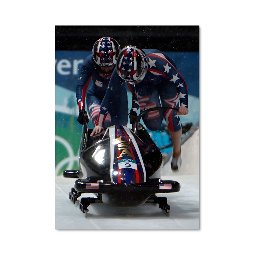Poster Vitesse de Glace
